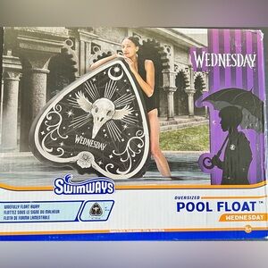 Inflatable Wednesday Addams Planchette Pool Float Raft SwimWays Addams Family
